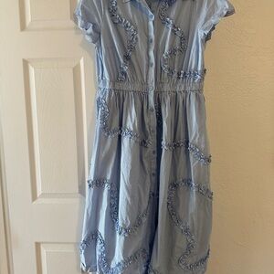 Blue Ruffled Kate Spade x Target Dress
